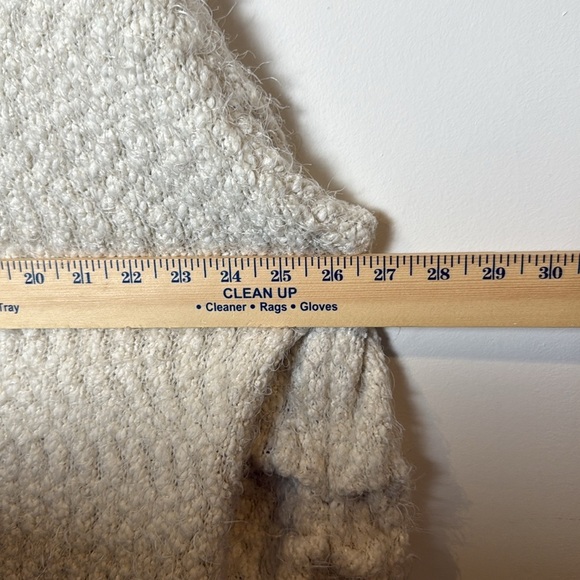 New Directions Studio Women’s Cowl Neck White Sweater With Kangaroo Pocket XL - Picture 9 of 9